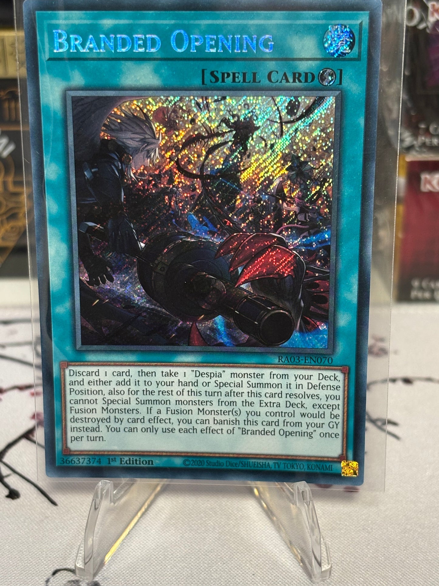 Branded Opening front view