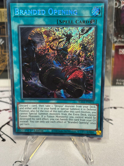 Branded Opening front view