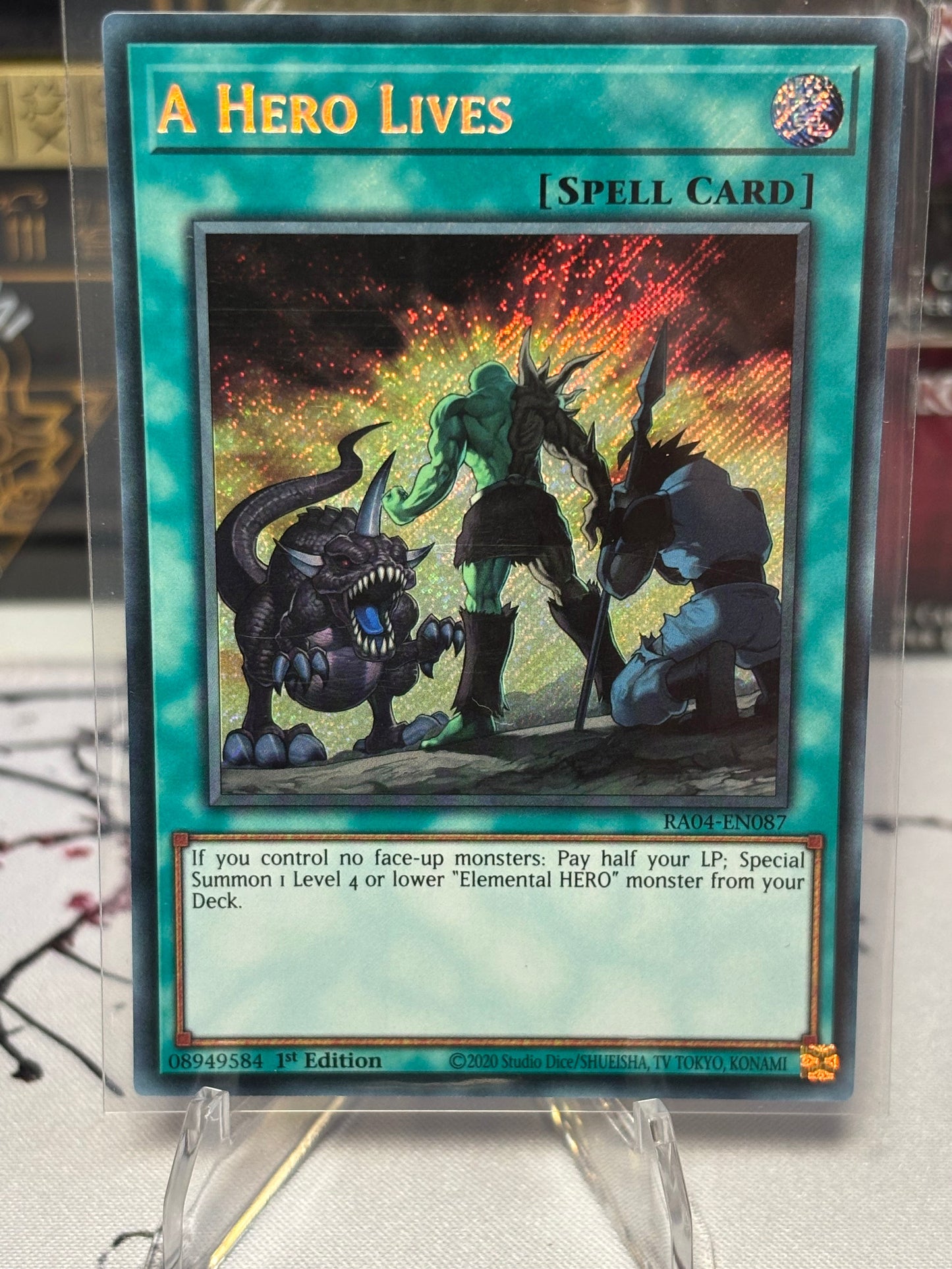 A Hero Lives front view