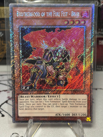 Brotherhood of the Fire Fist - Bear front view