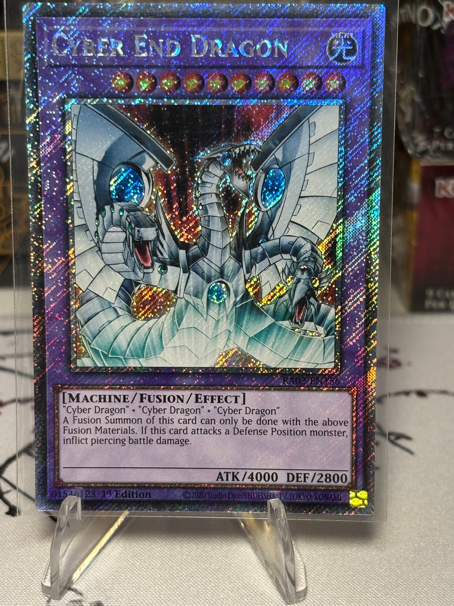 Cyber End Dragon front view