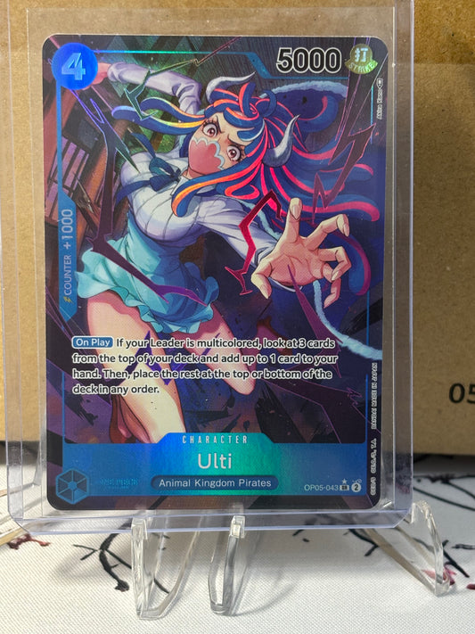 One Piece Ulti Alternate Art Blue Near Mint OP05-043