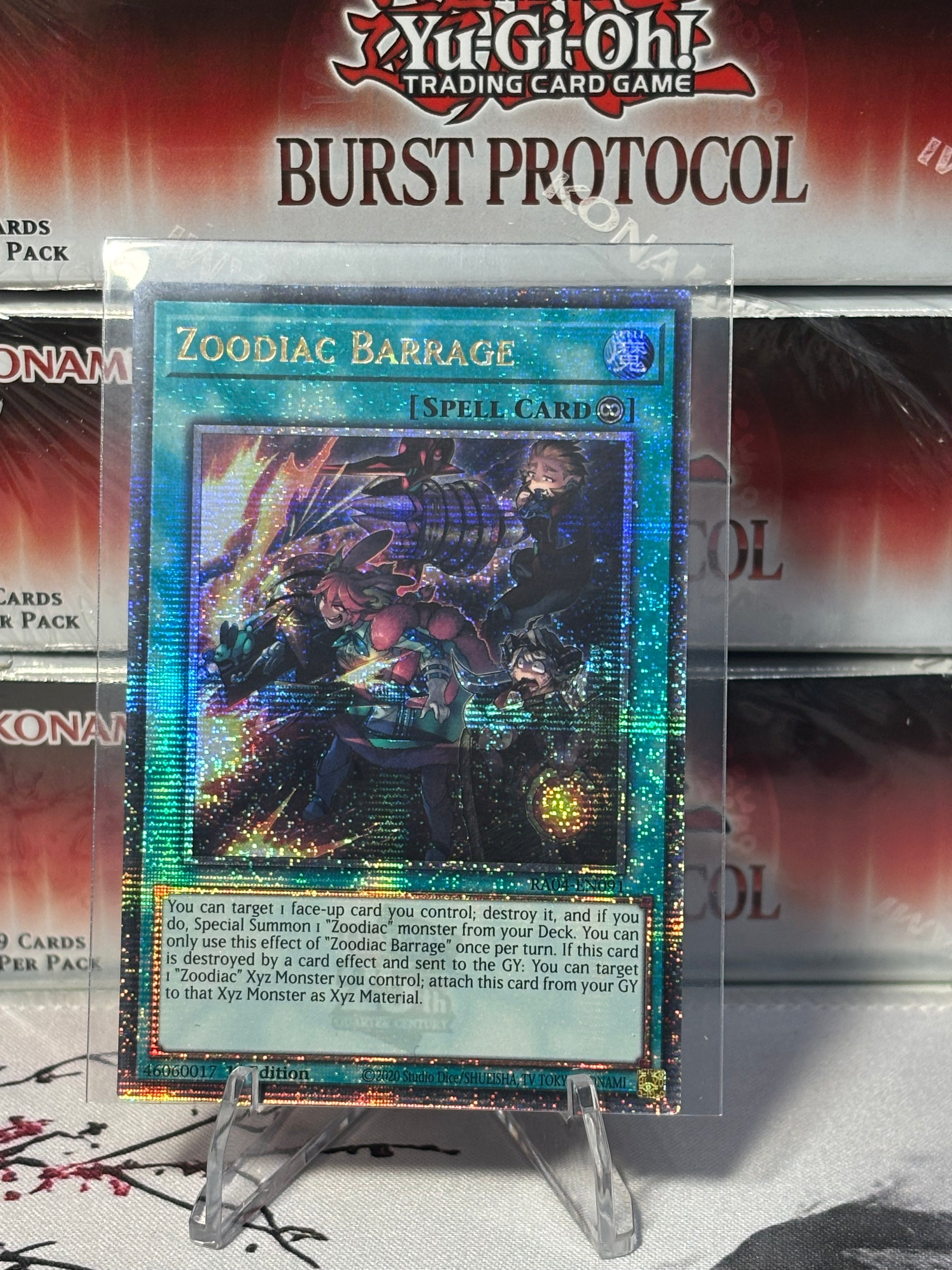 Zodiac Barrage front view