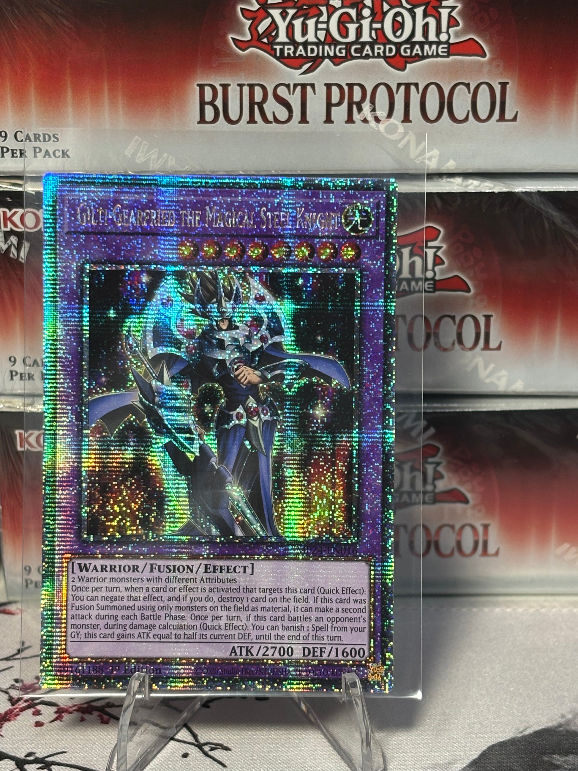 Gilti-Gearfried the Magical Steel Knight front view