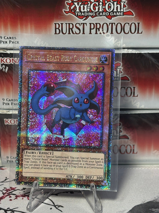 Crystal Beast Ruby Carbuncle front view