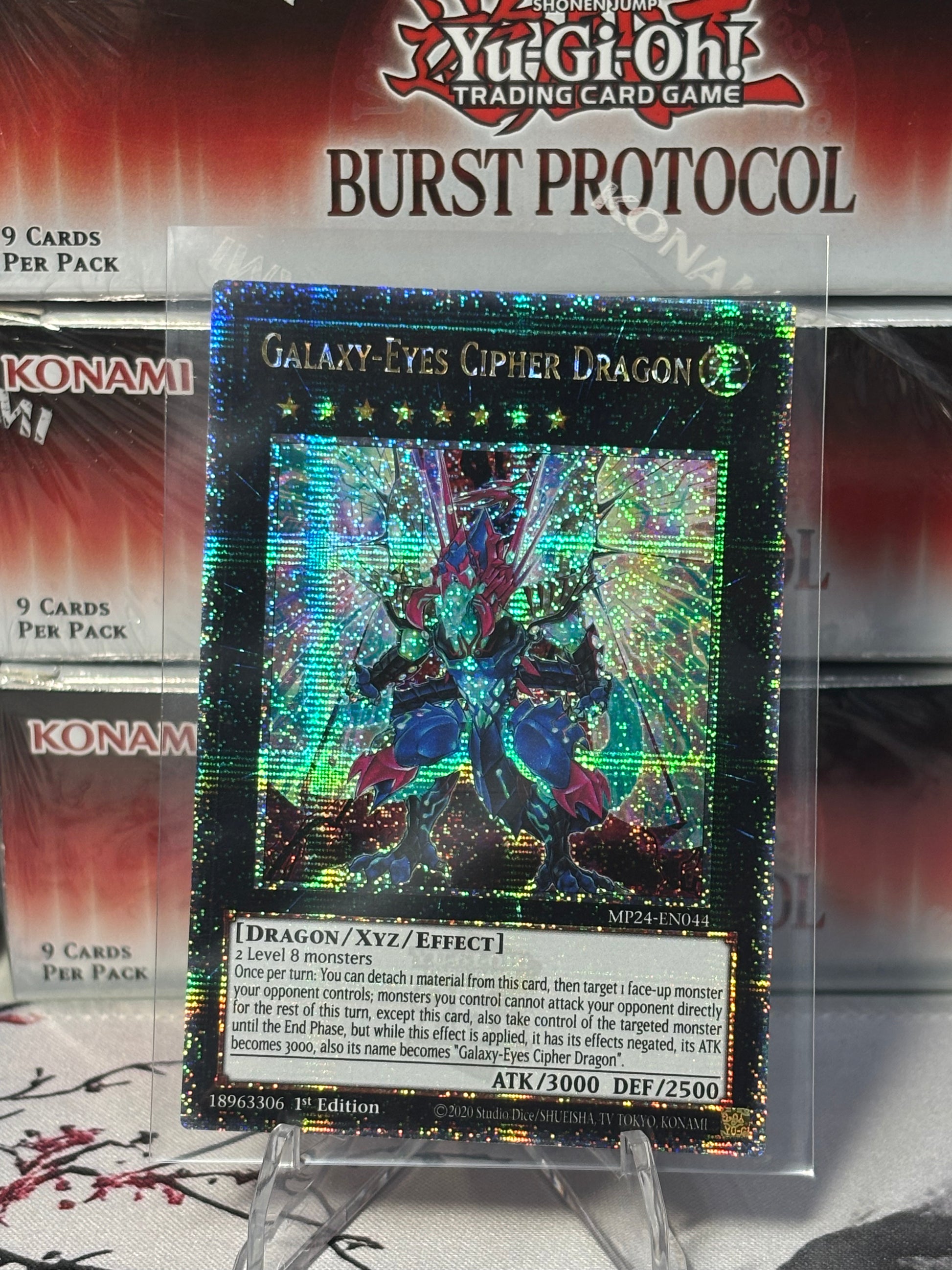 Galaxy-Eyes Cipher Dragon front view