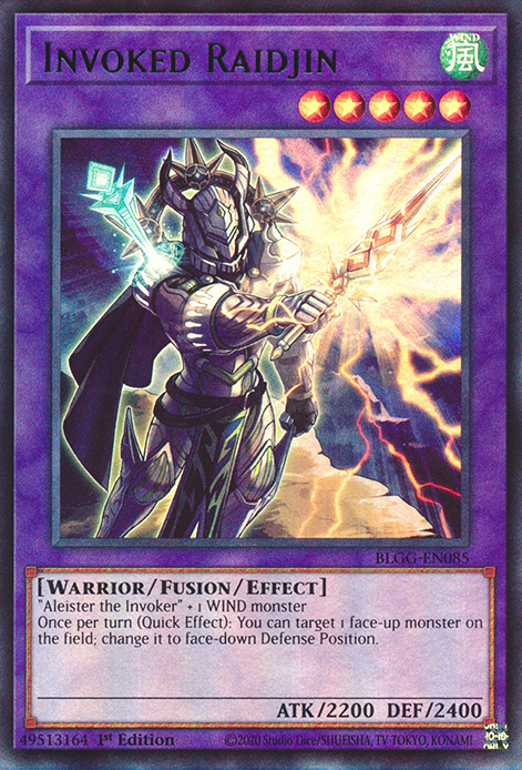 Invoked Raidjin front view
