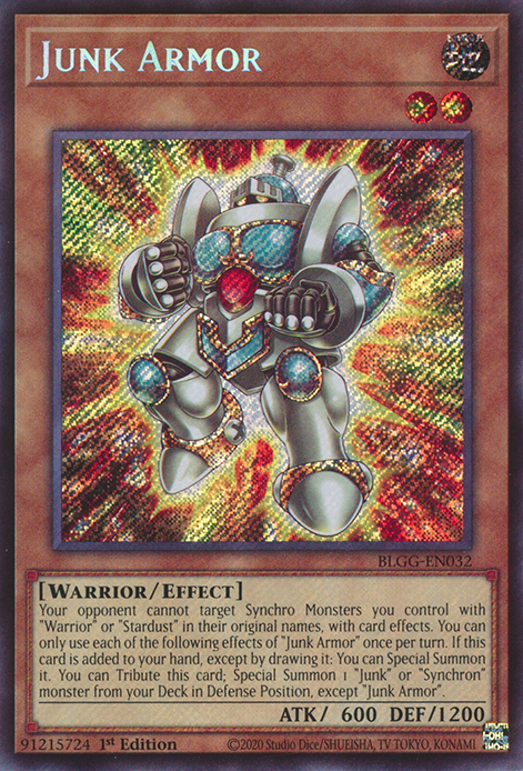 Junk Armor front view