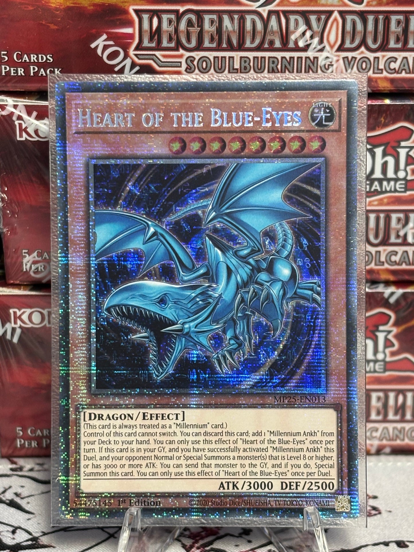 Heart of the Blue-Eyes front view