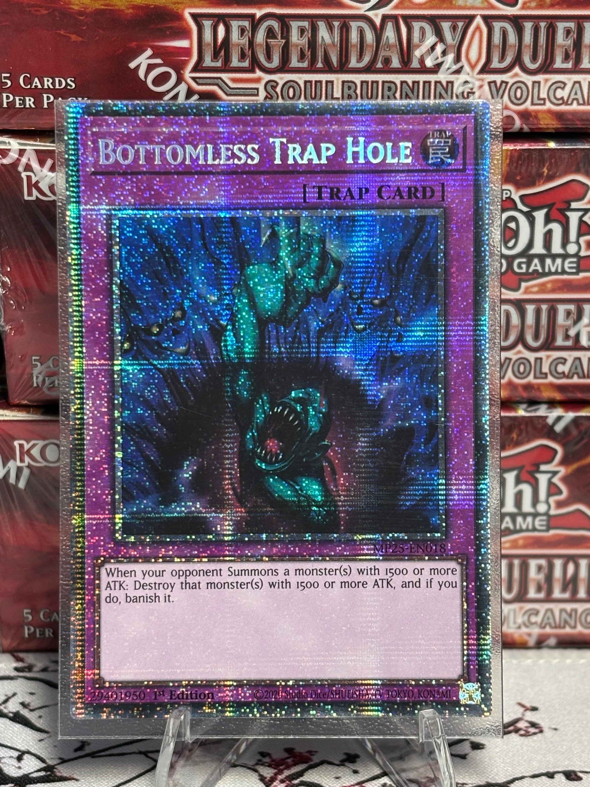 Bottomless Trap Hole front view