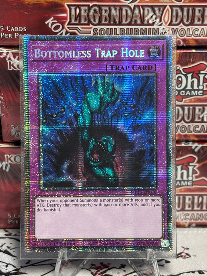 Bottomless Trap Hole front view