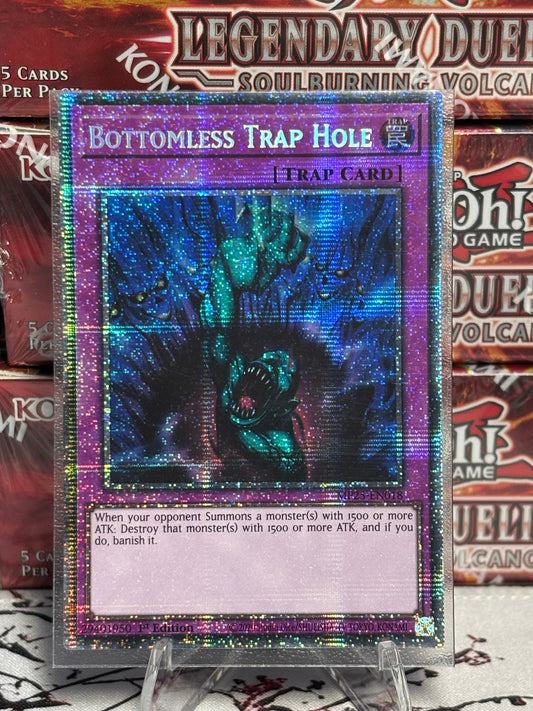 Bottomless Trap Hole front view
