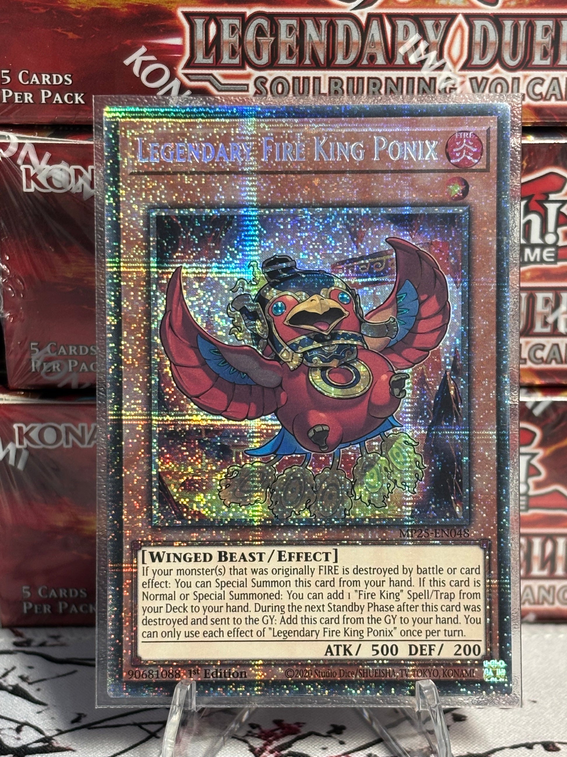 Legendary Fire King Ponix front view