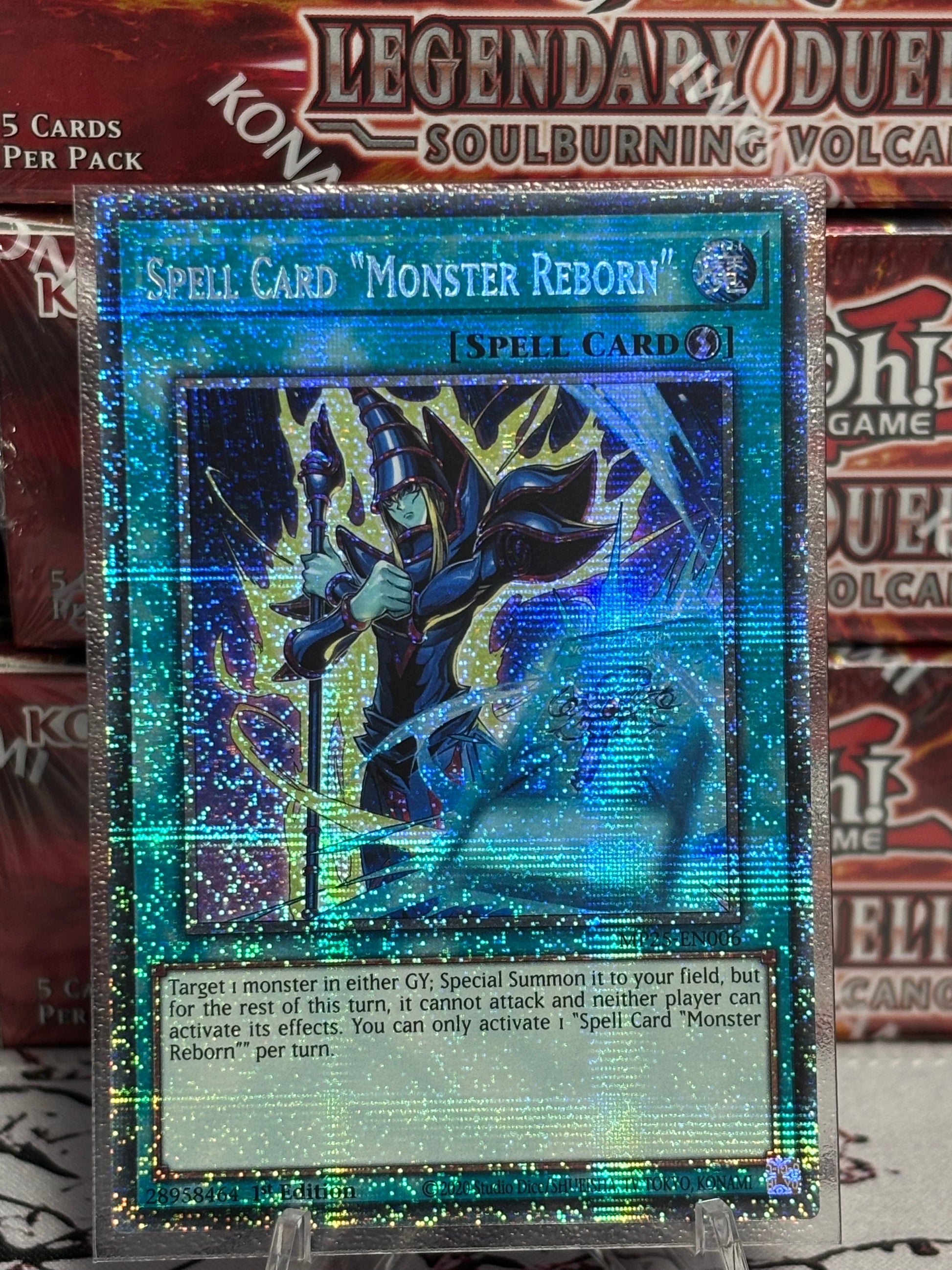 Spell Card "Monster Reborn" front view