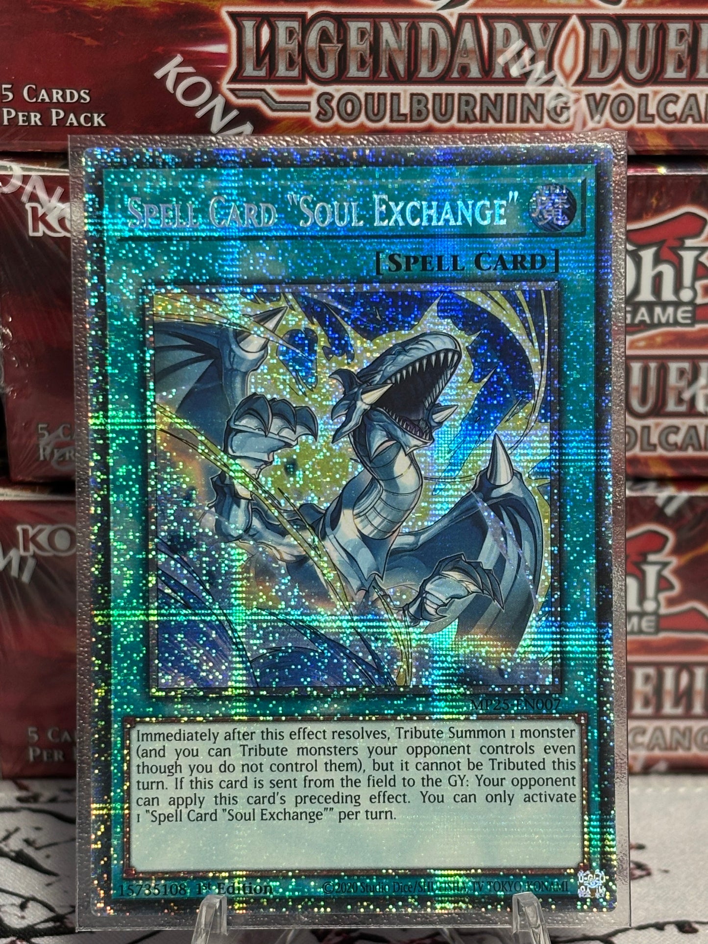 Spell Card "Soul Exchange" front view