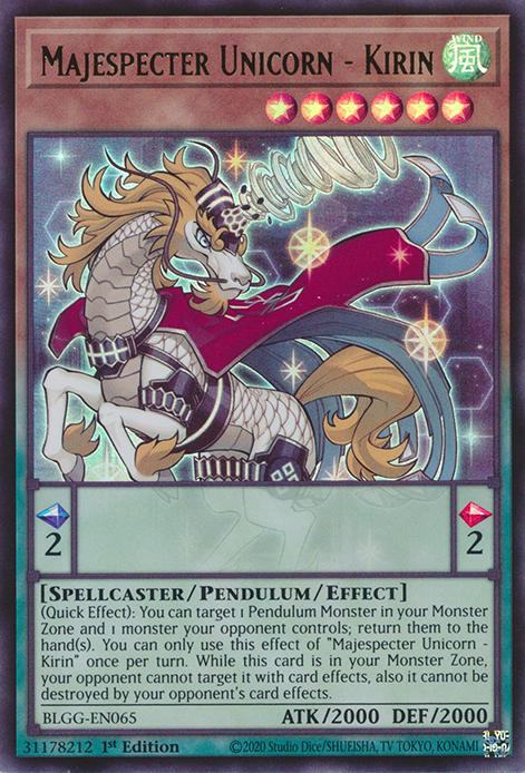 Majespecter Unicorn - Kirin front view