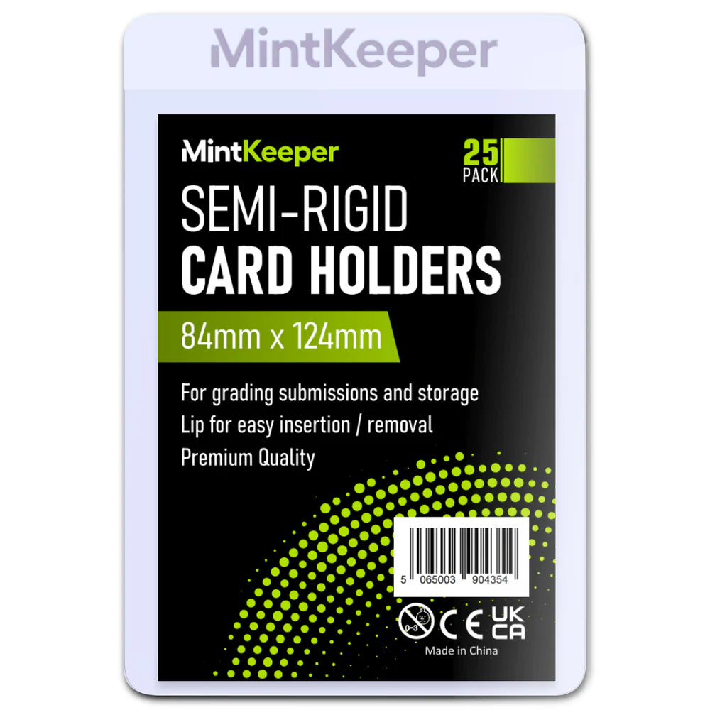 Semi-Rigid Card Holders for Trading Cards - 25 Pack
