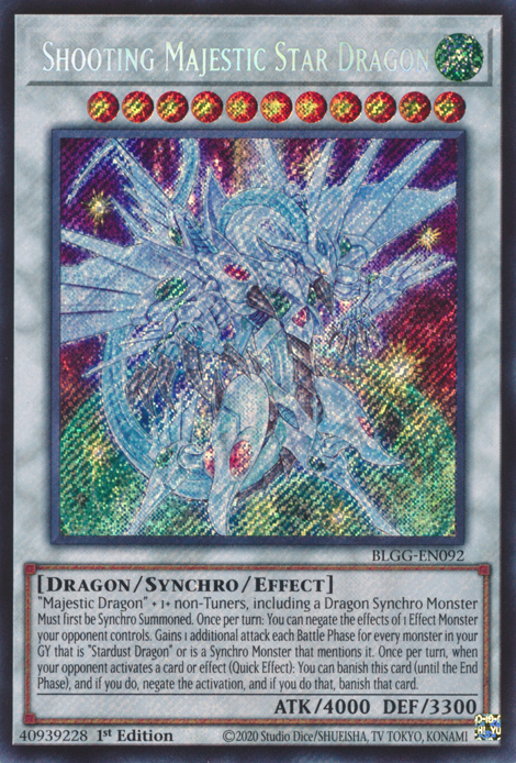 Shooting Majestic Star Dragon front view