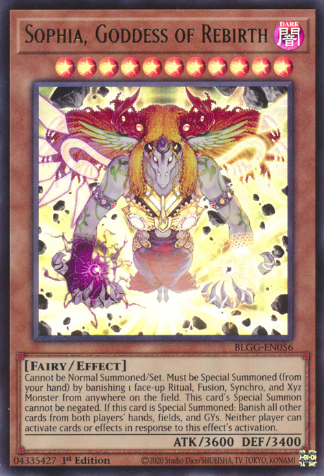 Sophia, Goddess of Rebirth front view