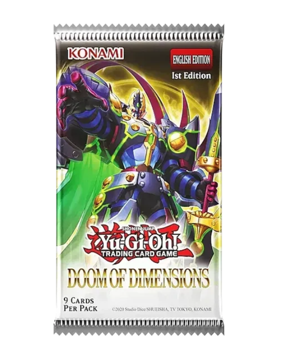 Yu-Gi-Oh Doom of Dimensions Booster Pack 1st Edition