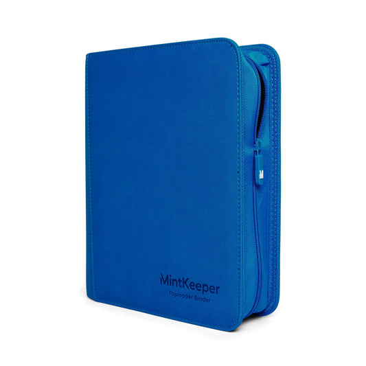 Mintkeeper Toploader Binder 4 Pocket - 128 Blue Standard Size