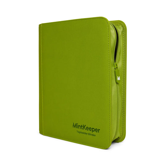 Mintkeeper Toploader Binder 4 Pocket - 128 Green Standard Size