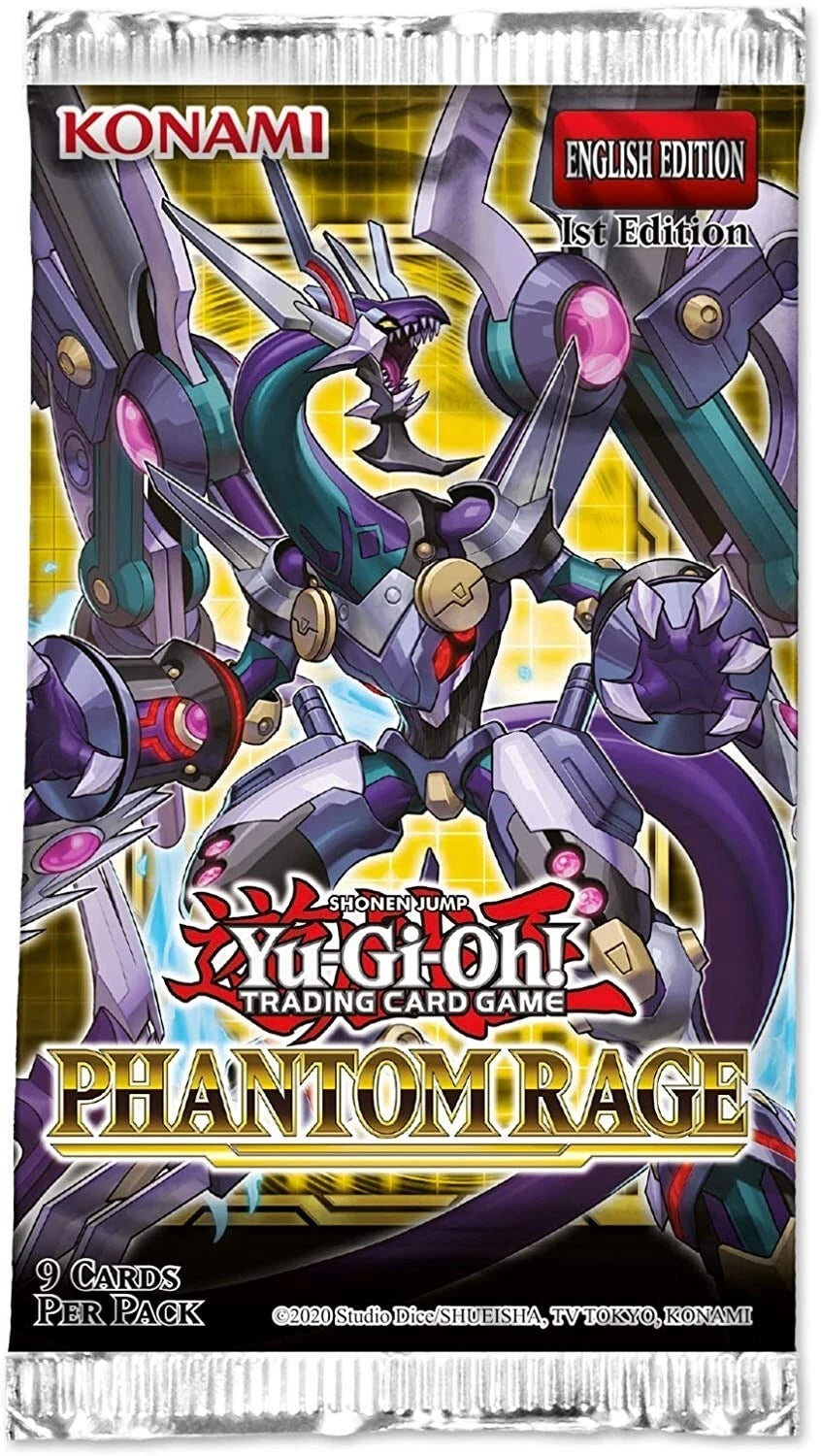 Yu-Gi-Oh Phantom Rage Booster Pack 1st Edition